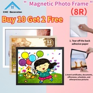 8R Magnetic Picture Frame Photo Frame Wall Sticker Magnetic Frame Wall Decoration(Buy 10 Free 2)