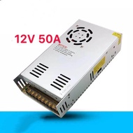 หม้อแปลงไฟฟ้า 220VAC 12VDC 50A 600W 9 ช่อง POWER SUPPLY SWITCHING 12V 50A กันฝน