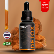 POTENT: Chaga Mushroom | Tincture | 100% Pure Fruiting Body | Detox De-stress Immunity | Dual Extrac