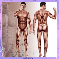 Halloween Men Women Avatar Muscle cos Stage Performance Costume Fun Costume Bodysuit Halloween Men W
