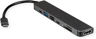 VALUE USB Type C Docking Station, HDMI 4K60, 2x USB 2.0 (A+C) + 1x USB3.2 Gen1 (A), 1x PD, 1x SD/TF