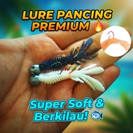 Bibi Shrimp Soft Lure Floating 5.5cm Multi Weight 2.5g to 7g Tail Hook Root Hook Add Salt Fishy Smel