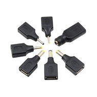 USB Female to DC 5V 5.5x2.1/4.8x1.7/5.5x1.7/3.0x1.1/2.5x0.7 Charging Adapter for Powerbank