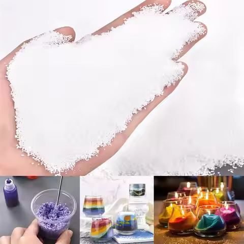 Sand Painting Wax Colorful Granular Pearl Wax DIY Candle Making Materials For Candle Handmade Suppli