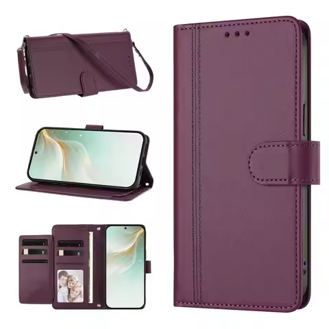 Multi 9 Cards Leather Wallet Case For Nokia G400 C300 G42 G22 G21 G11 XR20 X30 X20 C32 C30 C12 C10 C