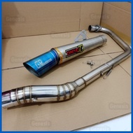 ↓ ✉ ✽ Big elbow daeng sai4 conical exhaust pipe Muffler open tmx 125 155 tmx 150 pinoy 125 150 moto