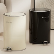 Tong Sampah Pedal Kaki Tong Sampah Bulat Tong Sampah Berkapasiti Besar Tong Sampah Berganda dengan T