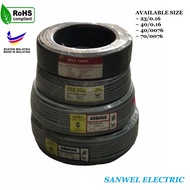 100% Pure Copper 3 Core Flexible Cable/Wire 23/0016 & 40/0016 & 40/0076 & 70/0076 (PER METRE)