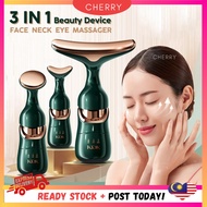 🍒CHERRY🍒Neck & Face Massager Ultrasonic Skin tighten Face Beauty Device Reduce DoubleChin Anti-Aging