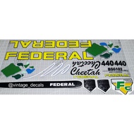 Federal CHEETAH 440 bicycle sticker
