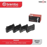 BREMBO CIVIC FK FK2 TYPE R BBK (F/R) Brake Pads - P54039