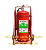 FIRE EXTHINGUISHER CLEAN AGENT GAS HCFC MERDEKA 25 KG TROLLEY MURAH