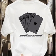 COD，t shirt,Baju Cotton LUCAS OIL MOTOR ,Premium Quality Cotton ADULT T-Shirt / LUCAS OIL Dusty Pink