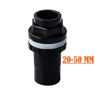 20-50mm Aquarium Straight Tank Connector PVC Waterproof Pipe Joint Fish Tank Accessory Water Supply Pipe Fittings