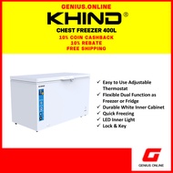 KHIND Chest Freezer (400L) FZ400