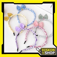 Shop - F6125 Chic Scrunchie Korean Style Scrunchie Headband Cute Ribbon Scrunchie Hairband/ Korean S