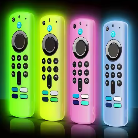 Silicone luminous remote control cover for Alexa Voice Remote (3rd Gen) L5B83G 2021 Release, Fire TV