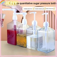 JONY Syrup Drip Dispenser, Large Capacity 1600ml Coffee Syrup Press Bottle,  5/8/10CC with Scale Lot