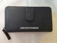 Emporio Armani 黑色長銀包