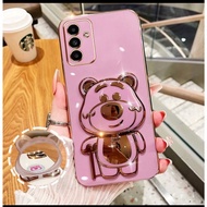 Mobile Phone Case For Samsung A06/5G A06/4G A07 Soft Type Lotso Bear Stand Rotating Back Cover