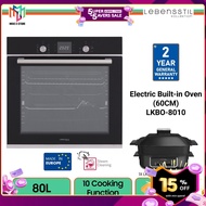 Lebensstil LKBO-8010 Electric Built-in Oven with 10 Function 60cm 80L - LKBO8010