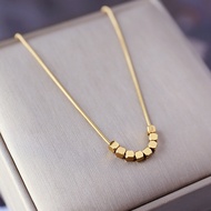 Anti-Rust Titanium Italian Cube Stacking Necklace