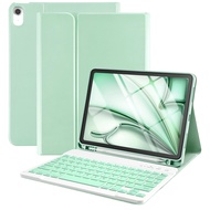 iPad Air 11 inch Case with Keyboard 2024, iPad Air 5th 4th Gen Case with Keyboard-Detachable Bluetoo