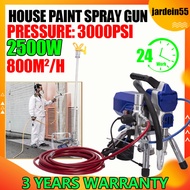 Ready Stock🚚 2500W airless paint sprayer/electric paint spray high pressure/house paint spray gun