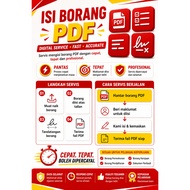 PDF FORM FILLING SERVICES | FAST RESPONSE 24/7 | SERVIS MENGISI BORANG PDF
