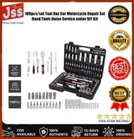108pcs/set Tool Box Car Motorcycle Repair Set Hand Tools Home Service motor DIY Kit For JSS INTERNAT
