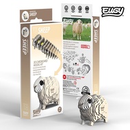 Eugy Dodoland Wild Sheep 3D Paper Puzzle for Kids. Eco-Friendly DIY Gift for Children. Unique 3D Puz