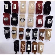 5r 3r suede hair clip with luxurious and pretty patterns