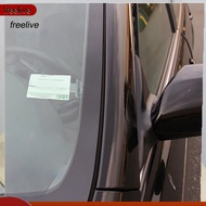 {freelive}  Ticket Holder Clip Transparent Durable Plastic Parking Permit Holder for Office