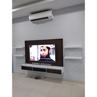 TV cabinet wall mount / kabinet tv moden gantung maximum 65 inch tv (2099306196)