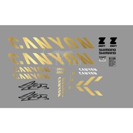 Canyon aeroad road bike side decal