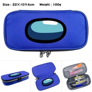 Gyj Among Us Game Merchandise - Zippered Flip-Top 3D Stationery Box & Pencil Case