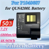 For P1040687 7.2V 6800mAh 48.96Wh Rechargeable Lithium-ion Replacement Battery for QLN4200L Printer 