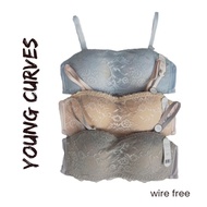 Young Curves Bra Without Wire YCB0230 size 32B 34B