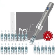 Dr Pen M8 wireless derma pen with 22PCS Dr pen M8 micro Cartridge 12/24/36/42/R-nano Use for Derma P