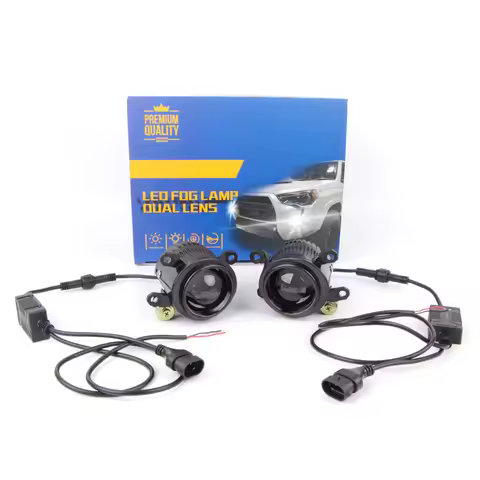 2.0 bi led Projector lens Auto LED fog lights 3000K 4300K 6000K High and low beam For Toyota Nissan 