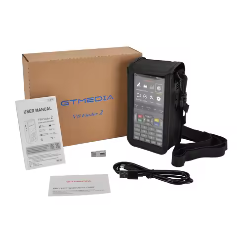 Hot GTMEDIA V8 Finder 2 DVB-S2X/S2/S MPEG-2/MPEG-4 3.5 Inch HD LCD Screen Satellite TV Finder H.264 