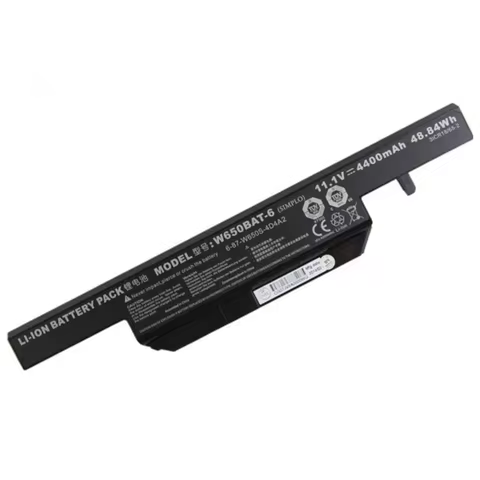 6Cell New W650BAT-6 Laptop Battery For Clevo W650 W650S W650SC W670SJQ W650SJ For Hasee K650D K570N 