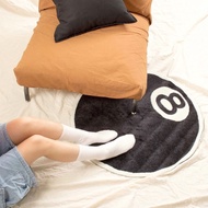 Sauce Dogs Only Sell Genuine STUSSY 8 BALL RUG 77CM Black Eight Carpet No. 8 BALL Home Floor Mats