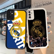 GK-74 Real Madrid Black and White Silicone Casing for OPPO Realme A5 14T 14X 2025 A5X 14 C71 C73 A4 