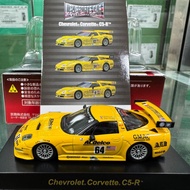 Jingshang Kyosho 1/64 Chevrolet Corvette Chevrolet Corvette C5-R C5R No. 64 Yellow Card Box Complete