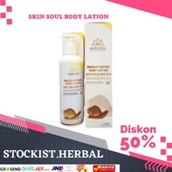 Skinsoul BODY LOTION AMANDA Bodycare Permanent Whitening Glowing BPOM Skin Soul Brightening