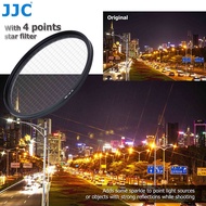 JJC Star Filter 4 6 8 Point Direction Variable HD Optical Glass Starburst Filter for Canon Nikon Son