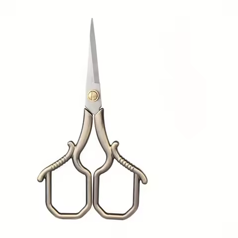 Professional Stainless Steel Sewing Scissor Vintage Fabric Embroidery Scissors Tailor Scissor Stylin
