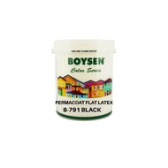 ◆▣Boysen Permacoat Latex Flat Black 1L