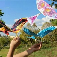 Isi 10Mainan Burung Tenaga Karet Rubber Band Powered Ornithopter - Mainan Burung Rakit Terbang Layan